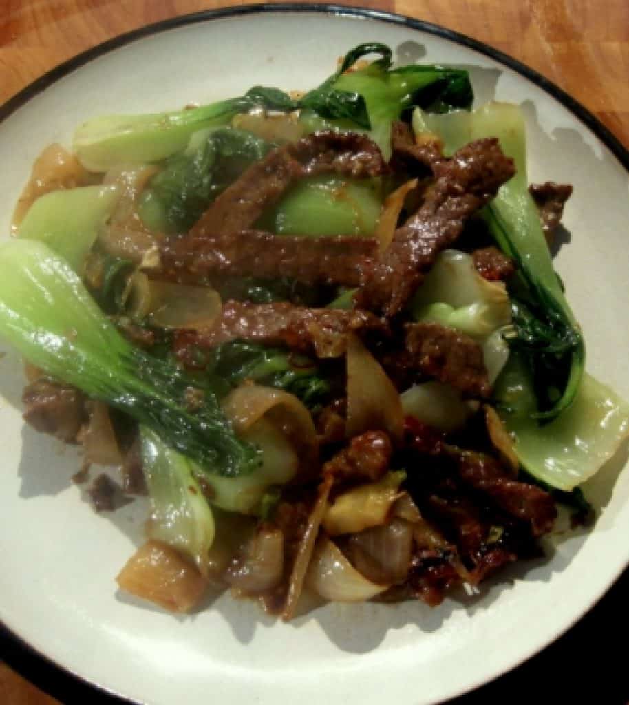 Salade met shoarma vlees